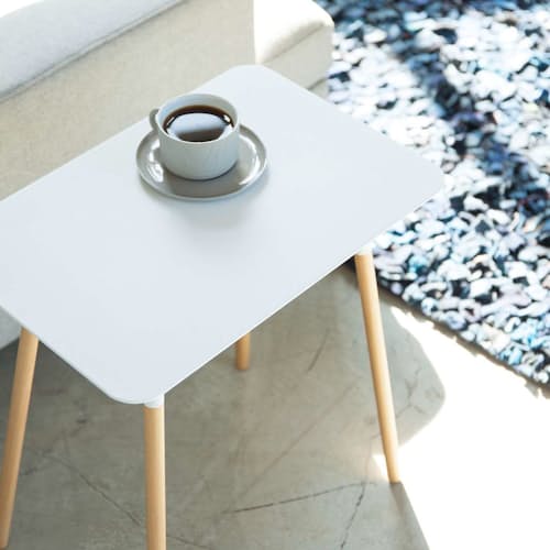 lifestyle image of Plain Rectangular Side Table
