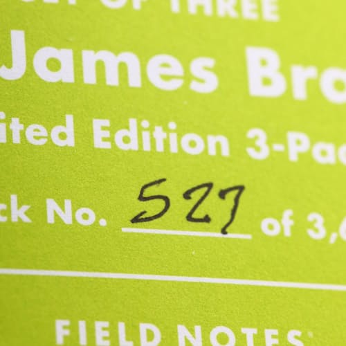 laydown image of TJB x Field Notes Ltd. Edition Grid Notepad - 3 Pack