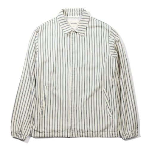 laydown image of Striped Herringbone Coach Jacket