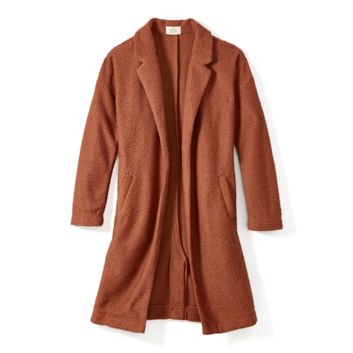 laydown image of Women's Birdseye Coat