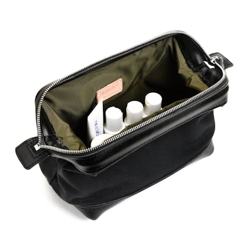 laydown image of No. 477 Carryall Toiletry Bag