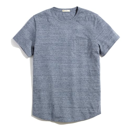 laydown image of Saddle Hem Pocket Tee