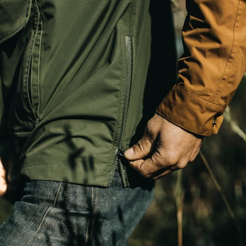 laydown image of The Powder Jacket