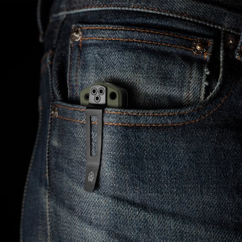laydown image of The Folsom Pocket Knife - Straight