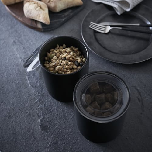 laydown image of Ceramic Food Canister - Large