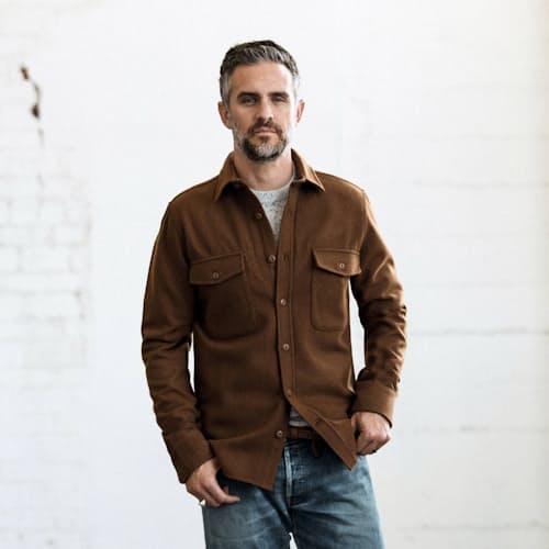 laydown image of The Maritime Shirt
