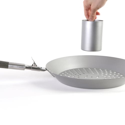 laydown image of ASH Can & Pan Grill Top Roaster