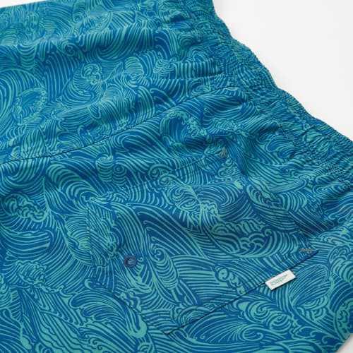 laydown image of Lined Swim Trunks