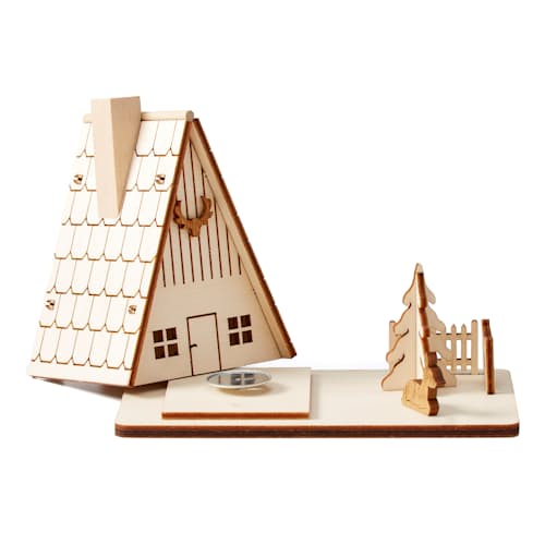laydown image of DIY A-Frame and Incense Set