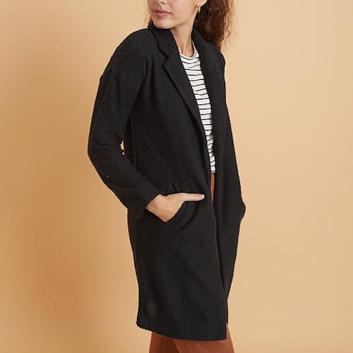laydown image of Women's Birdseye Coat