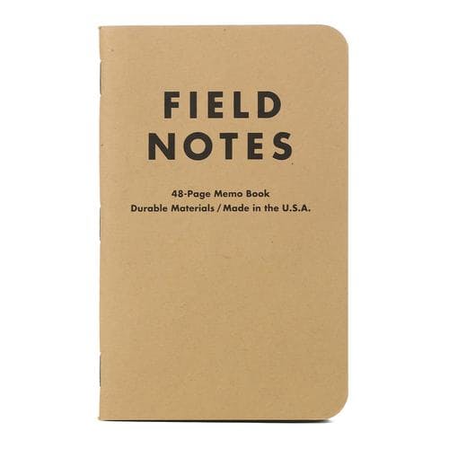 laydown image of Field Notes Leather Folio