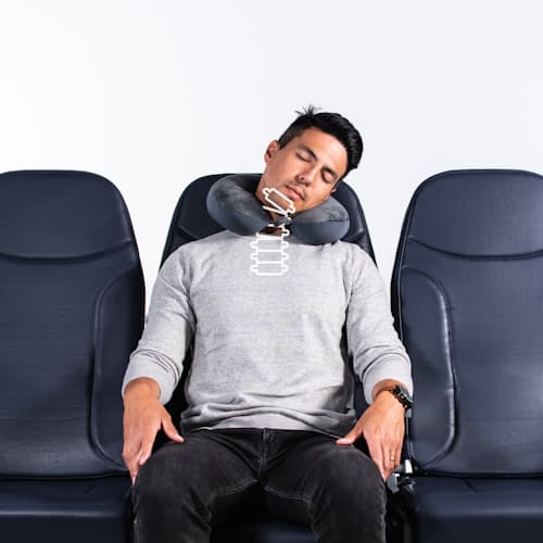 laydown image of BR2 Travel Pillow