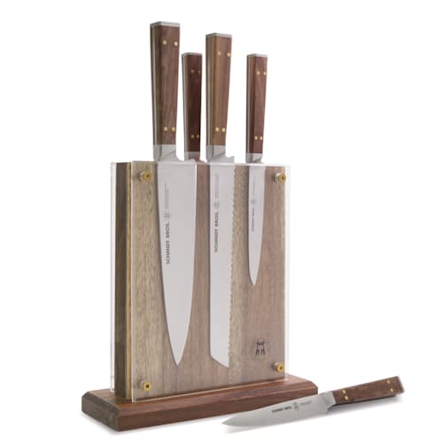 laydown image of 6 Pc Knife Block Set