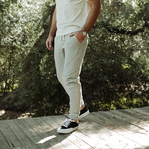 lifestyle image of French Terry Sweatpant