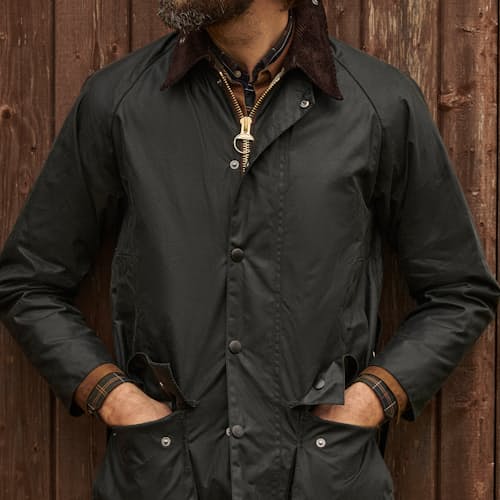 lifestyle image of Classic Beaufort Wax Jacket