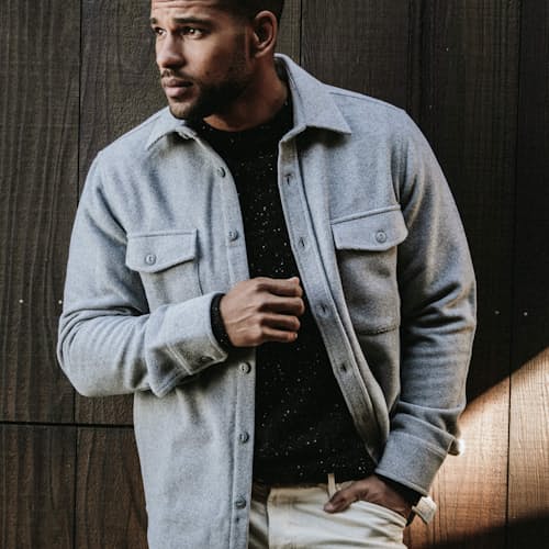 laydown image of The Maritime Shirt
