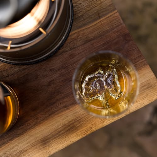 lifestyle image of Mt. Washington - Set of 2 Whiskey Glasses