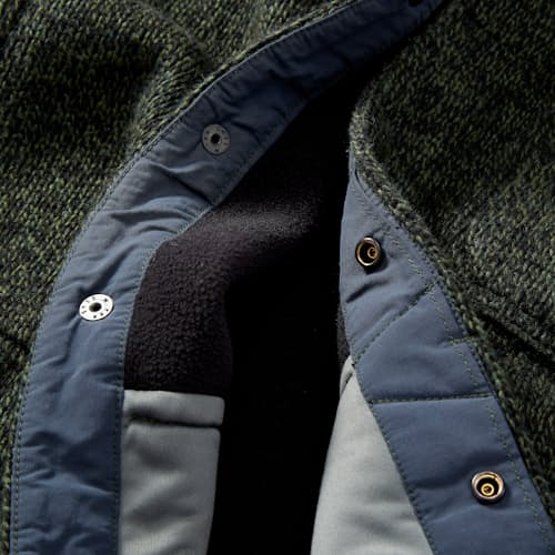 laydown image of Bonded Rag-Wool CPO - Exclusive