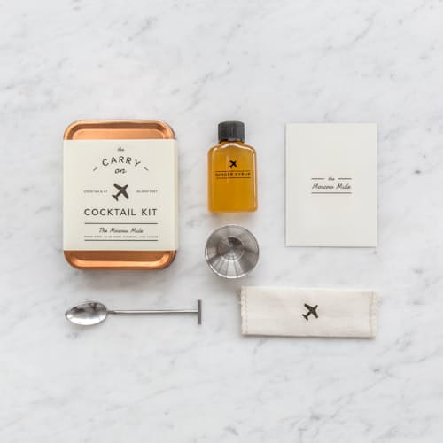 laydown image of Carry On Cocktail Kit (Moscow Mule)