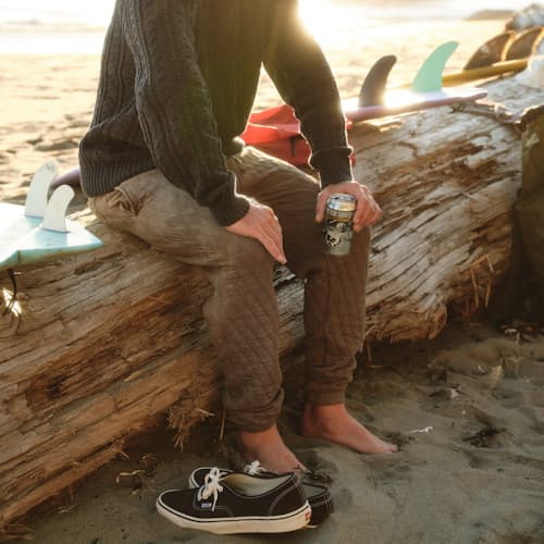 laydown image of Quilted Sweatpants