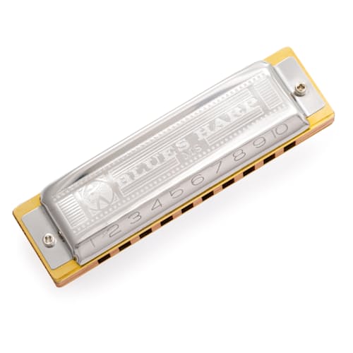 laydown image of Blues Harp Harmonica