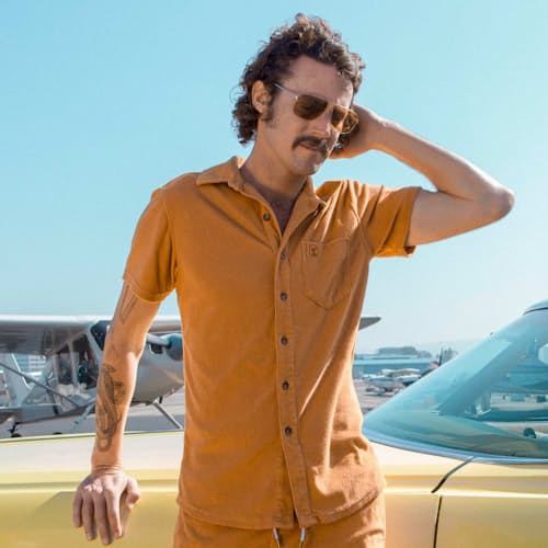 laydown image of Tropez Terry Shirt