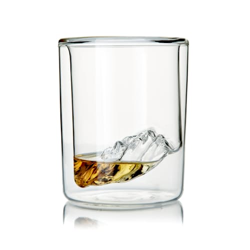 laydown image of Grand Tetons - Set of 4 Whiskey Glasses