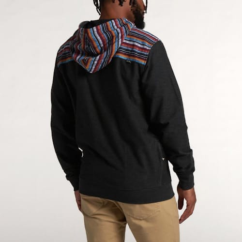 laydown image of Shaman Zip Hoodie