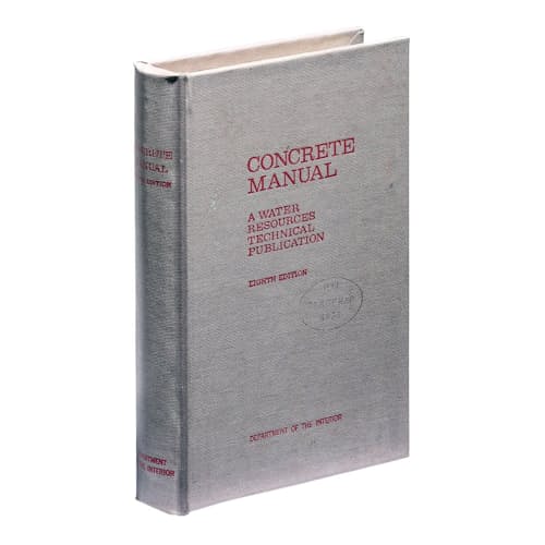 laydown image of Concrete Manual Book Box
