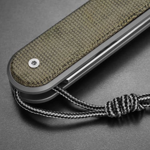 laydown image of The Duval Pocket Knife - Straight