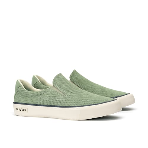 laydown image of Hawthorne Slip-on (perforated suede upper)