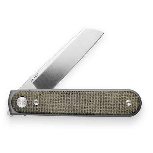 laydown image of The Duval Pocket Knife - Straight