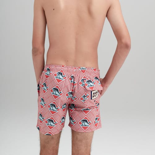laydown image of Surfing Ostrich Surf Trunk