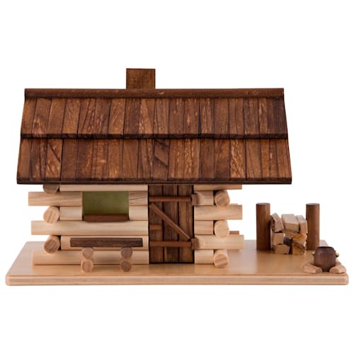 laydown image of Rustic Cabin and Incense Set