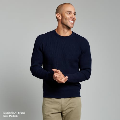 laydown image of 72-Hour Merino Sweater