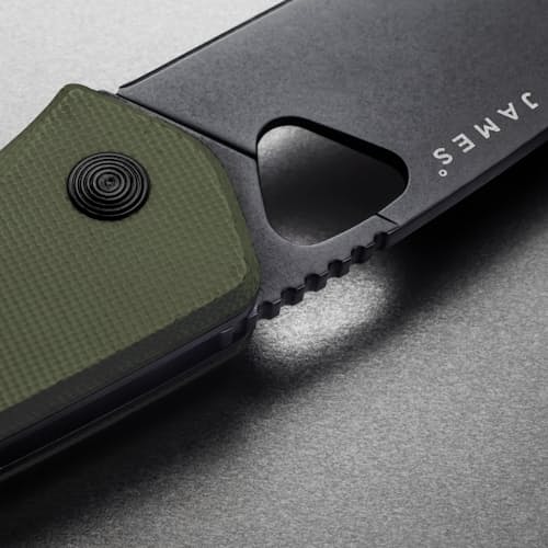 laydown image of The Folsom Pocket Knife - Straight