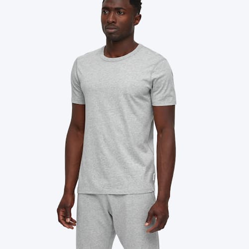 on model image of Pima Jersey T- Shirt