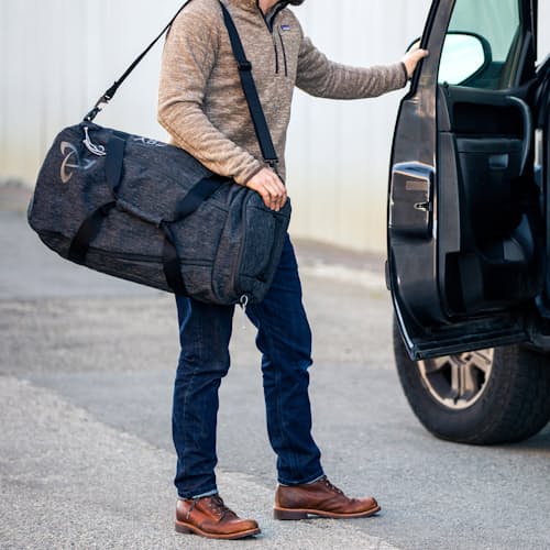 laydown image of Mission Duffel - Backpack Hybrid - 55L
