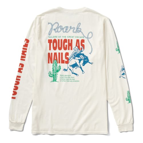 laydown image of Tough as Nails L/S Tee