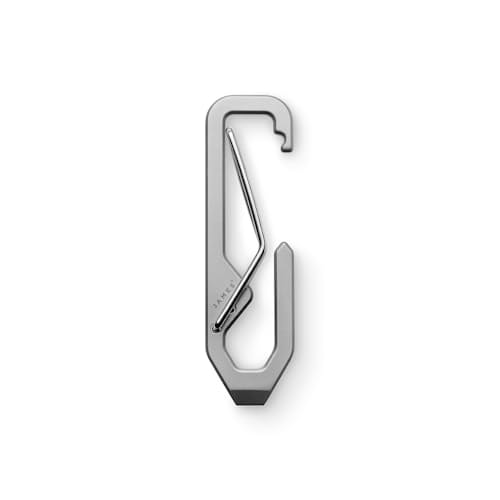 laydown image of The Holcombe Carabiner - Titanium