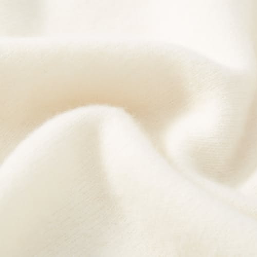 laydown image of Women's Brushed Cashmere Cropped Sweater