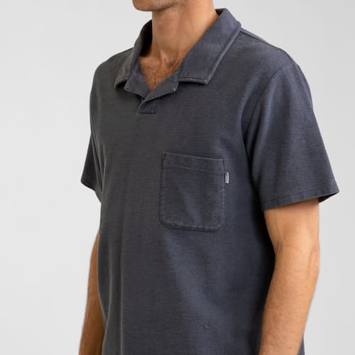 laydown image of Vintage Terry Polo