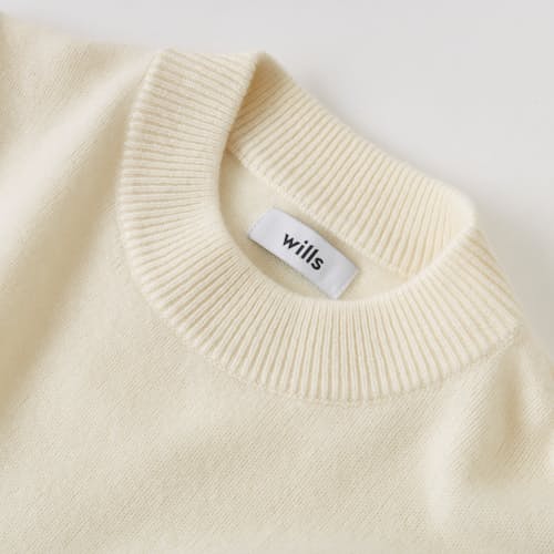 laydown image of Women's Square Crewneck Sweater