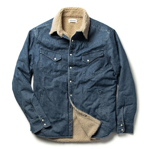 laydown image of The Western Shirt Jacket - Exclusive