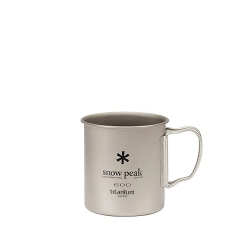 laydown image of Titanium Single Wall 600 Mug