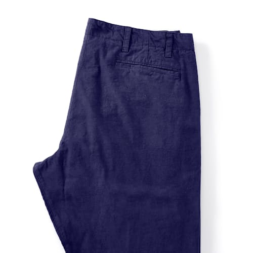laydown image of Slub Chinos