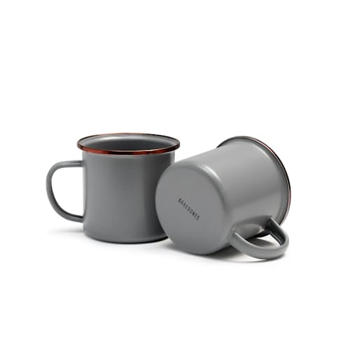 laydown image of Enamel Cup Set