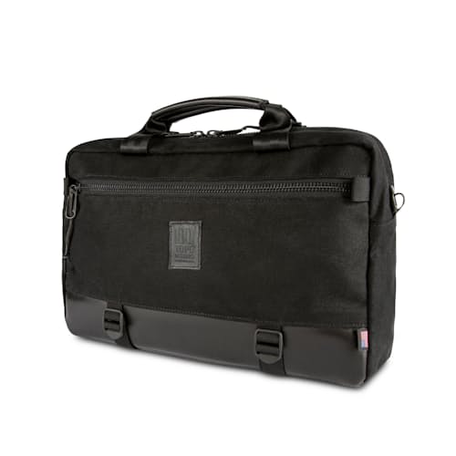 laydown image of Commuter Briefcase - Heritage Canvas Series