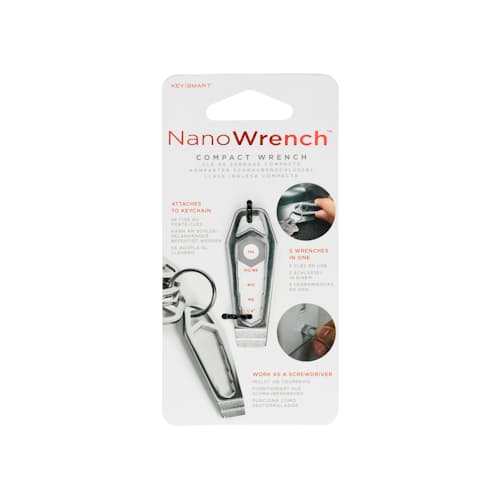 laydown image of NanoWrench - Compact Wrench + Screwdriver
