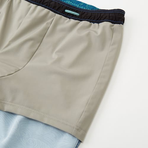 laydown image of Lined Swim Trunks